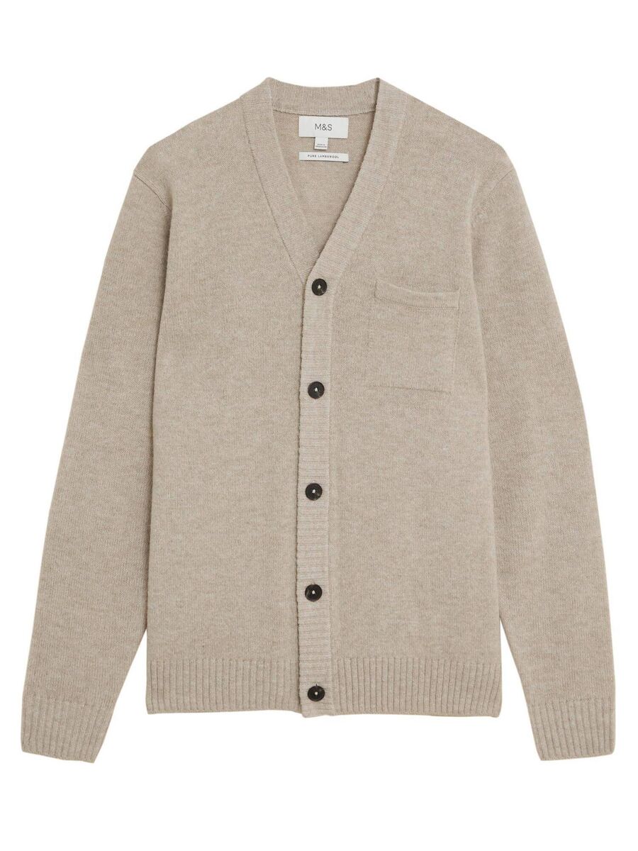 M&amp;S Collection lambswool cardigan, M&amp;S, €42