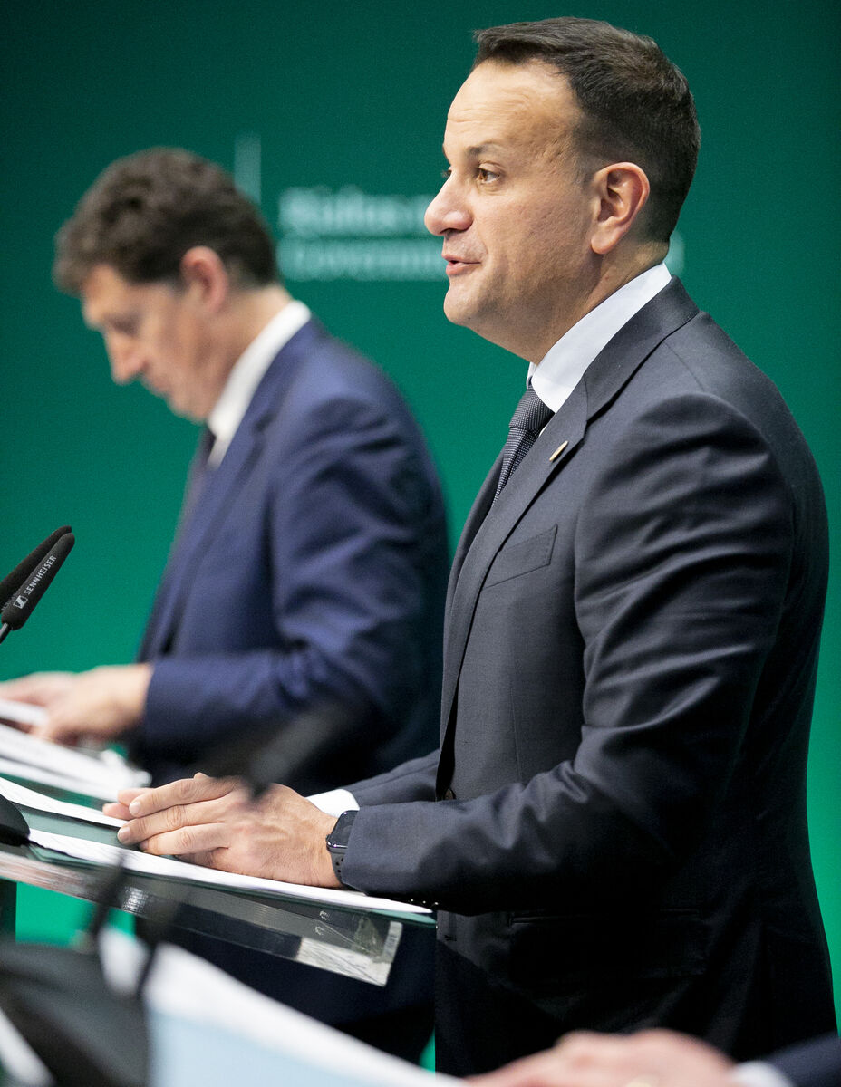 Taoiseach Leo Varadkar said each minister will be responsible for reaching the targets in their sector. Picture: Gareth Chaney/Collins Photos