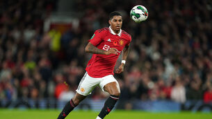 <p>ON THE MARK: Marcus Rashford. Pic: Martin Rickett/PA Wire.</p>