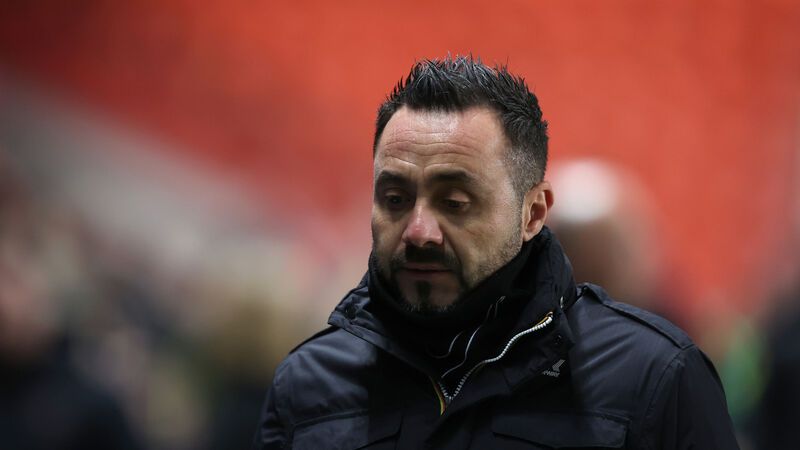 Roberto De Zerbi says sorry to Brighton fans after shock Carabao Cup exit