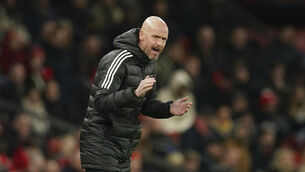 Erik ten Hag’s side beat Burnley (Dave Thompson/AP)