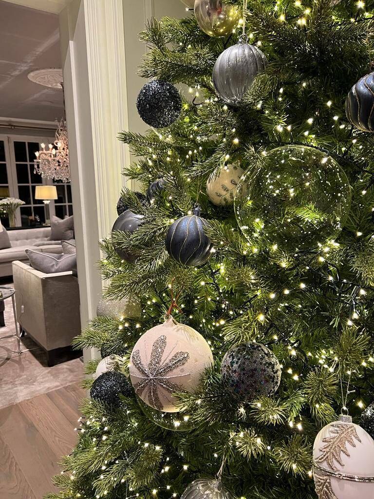 The Christmas tree in Pippa O'Connor's home, decorated by Arlene. 