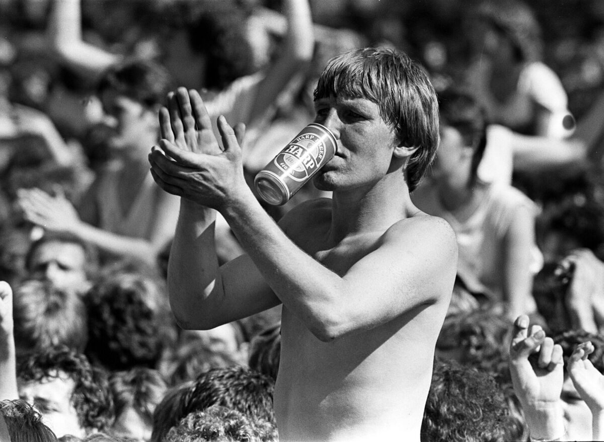  A spectator at Siamsa Cois Laoi in Cork, which features in How Ireland Rocked The 80s. Picture: Irish Examiner Archive