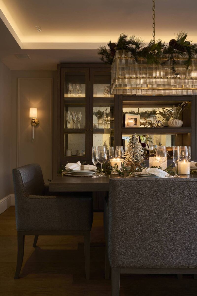 A festive tablescape in Arlene's home. 	Picture: Piotr Zawistowski 50HZ Photography
                    