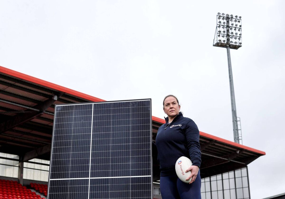Munster and Ireland rugby legend, Niamh Briggs at Musgrave Park for the solar panel announcement. Picture: INPHO/Dan Sheridan Munster and Ireland rugby legend, Niamh Briggs at Musgrave Park for the solar panel announcement. Picture: INPHO/Dan Sheridan