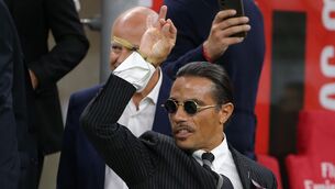 <p>NO RESERVATIONS: Turkish chef Nusret Gokce, nicknamed Salt Bae, was seen holding and kissing the World Cup trophy.</p>