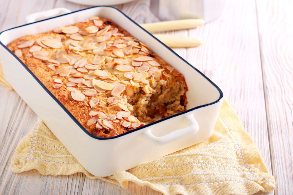 Baked oat breakfast