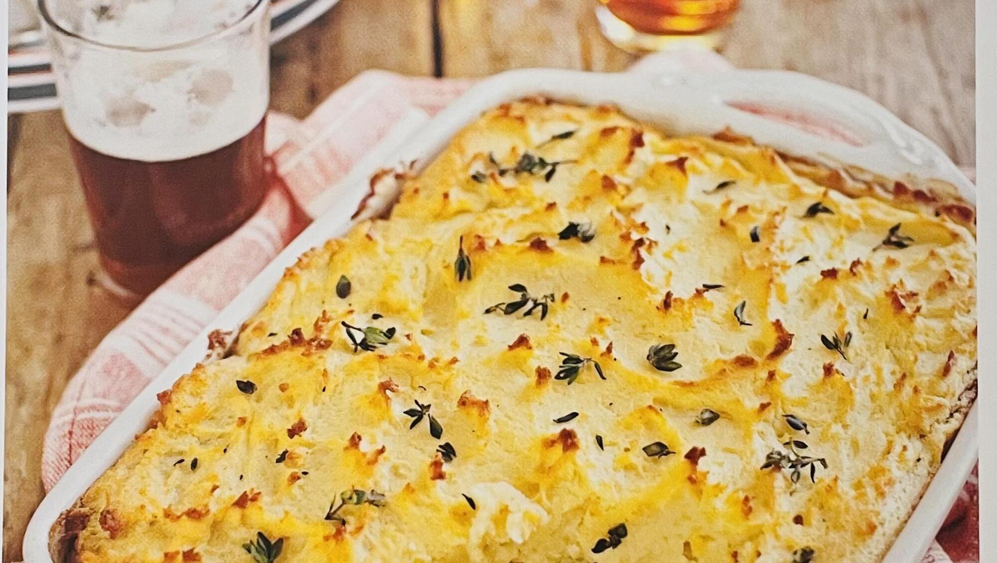 Some leftover chicken and ham is perfect for this delicious pie