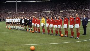 <p>RIP: Only two members of England’s 1966 World Cup-winning squad survive after the death of George Cohen. Pic: PA</p>