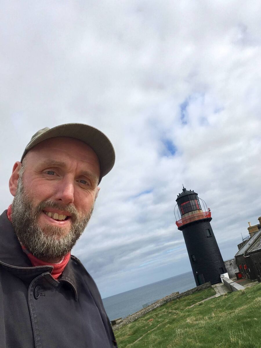 Belgian designer Bert DuFour, pictured at Ballycotton Lighthouse, Co Cork.