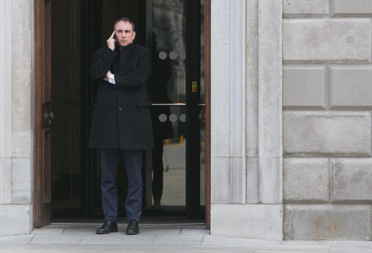 Marc McSharry at Leinster House. Picture: Gareth Chaney/Collins