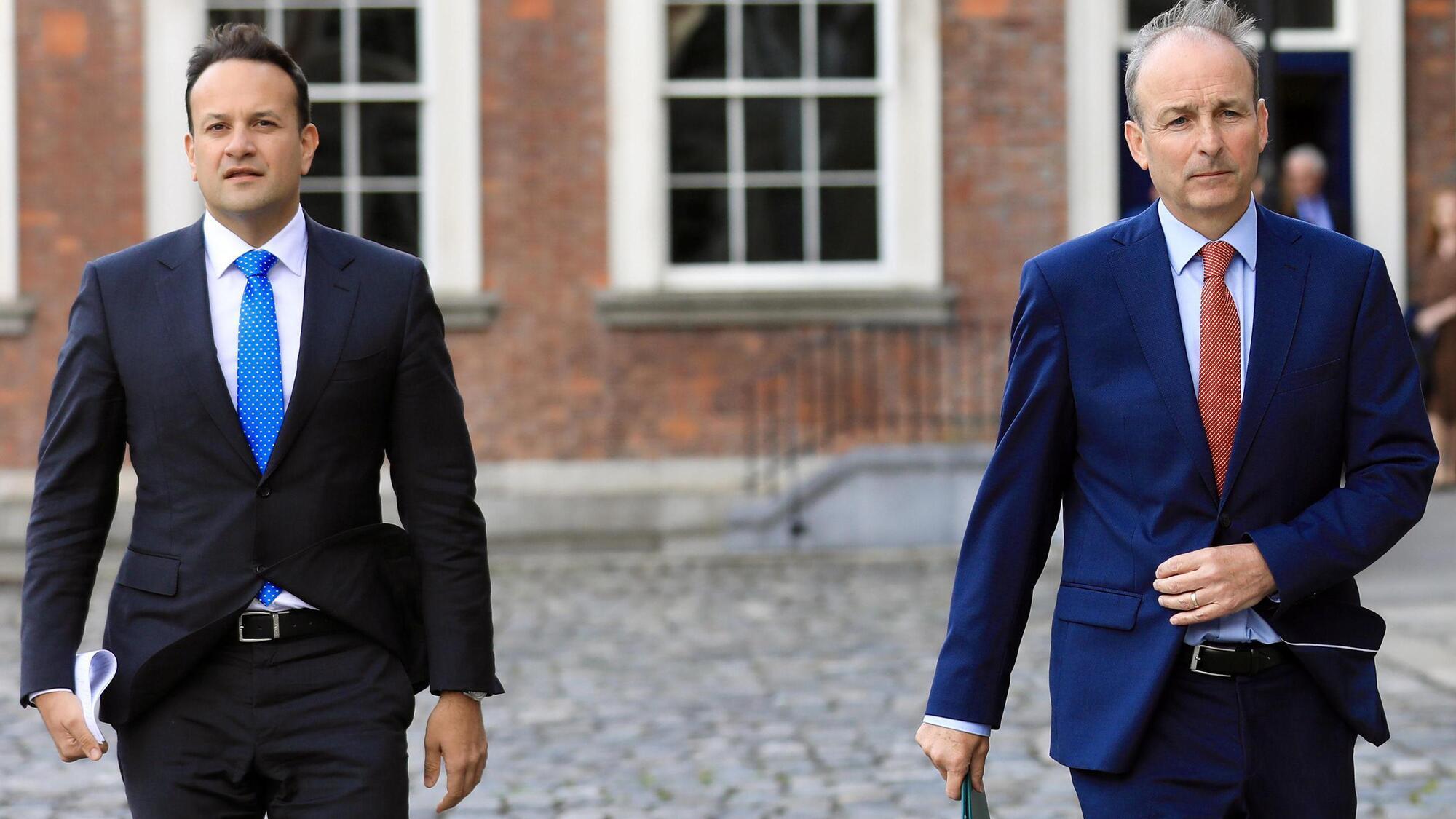 This month saw the first rotation of the role of Taoiseach as Leo Varadkar replaced Micheál Martin. Picture: Julien Behal