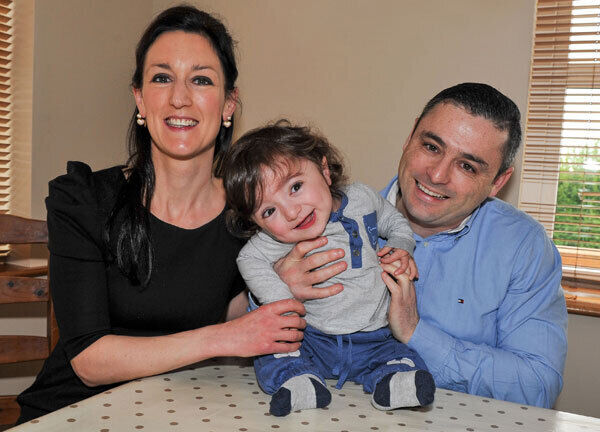 David, Fiona, David, and Adam King at their home in Killeagh, Co Cork, where ‘Irish Examiner’ reporter Catherine Shanahan observed Adam’s fearless energy. Picture: David Keane