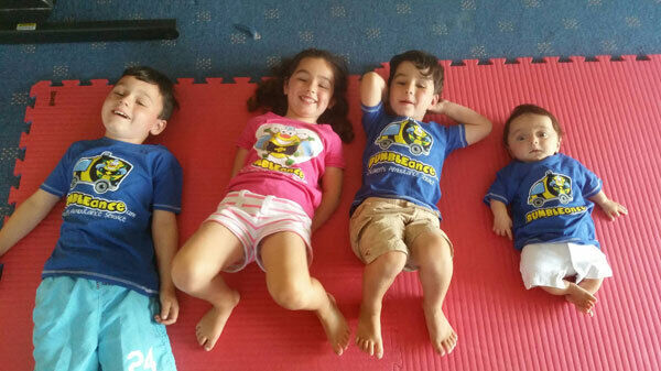 Adam King, right, with his siblings, from left: Danny, 8, Katie, 5, and Robert, 4.