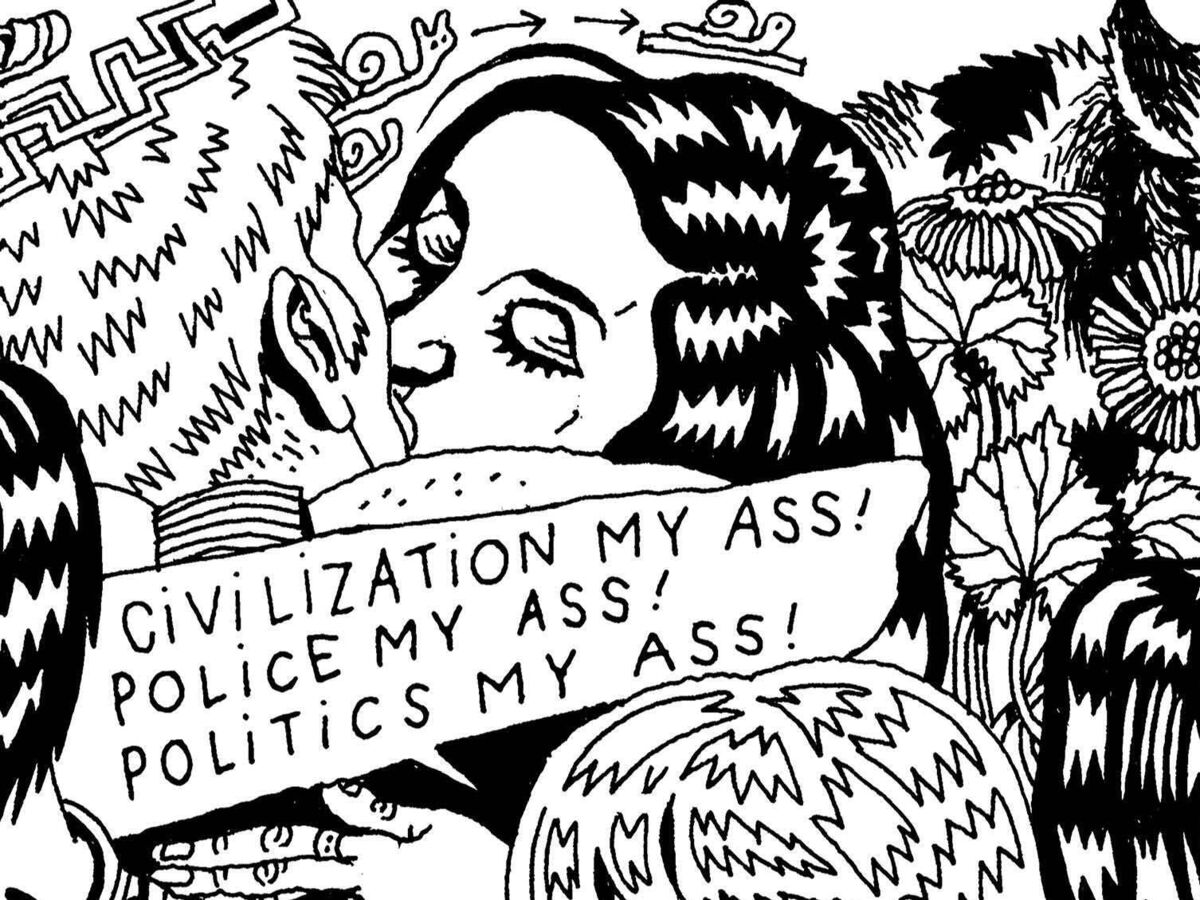 An image from Time Zone J, by Julie Doucet. An image from Time Zone J, by Julie Doucet.