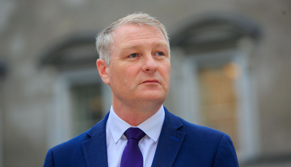 In September, a man in his 40s was arrested after a car crashed through the electric gates of the family home of Sinn Féin TD Martin Kenny. Picture: Gareth Chaney/Collins In September, a man in his 40s was arrested after a car crashed through the electric gates of the family home of Sinn Féin TD Martin Kenny. Picture: Gareth Chaney/Collins