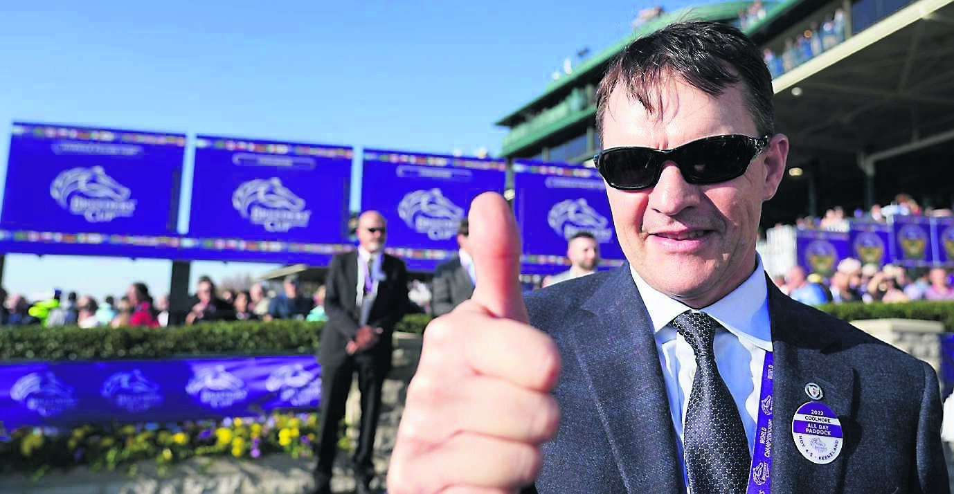 DILEMMA: Trainer Aidan O’Brien will have to confront his usual early Flat season dilemma in May. Pic: Healy Racing