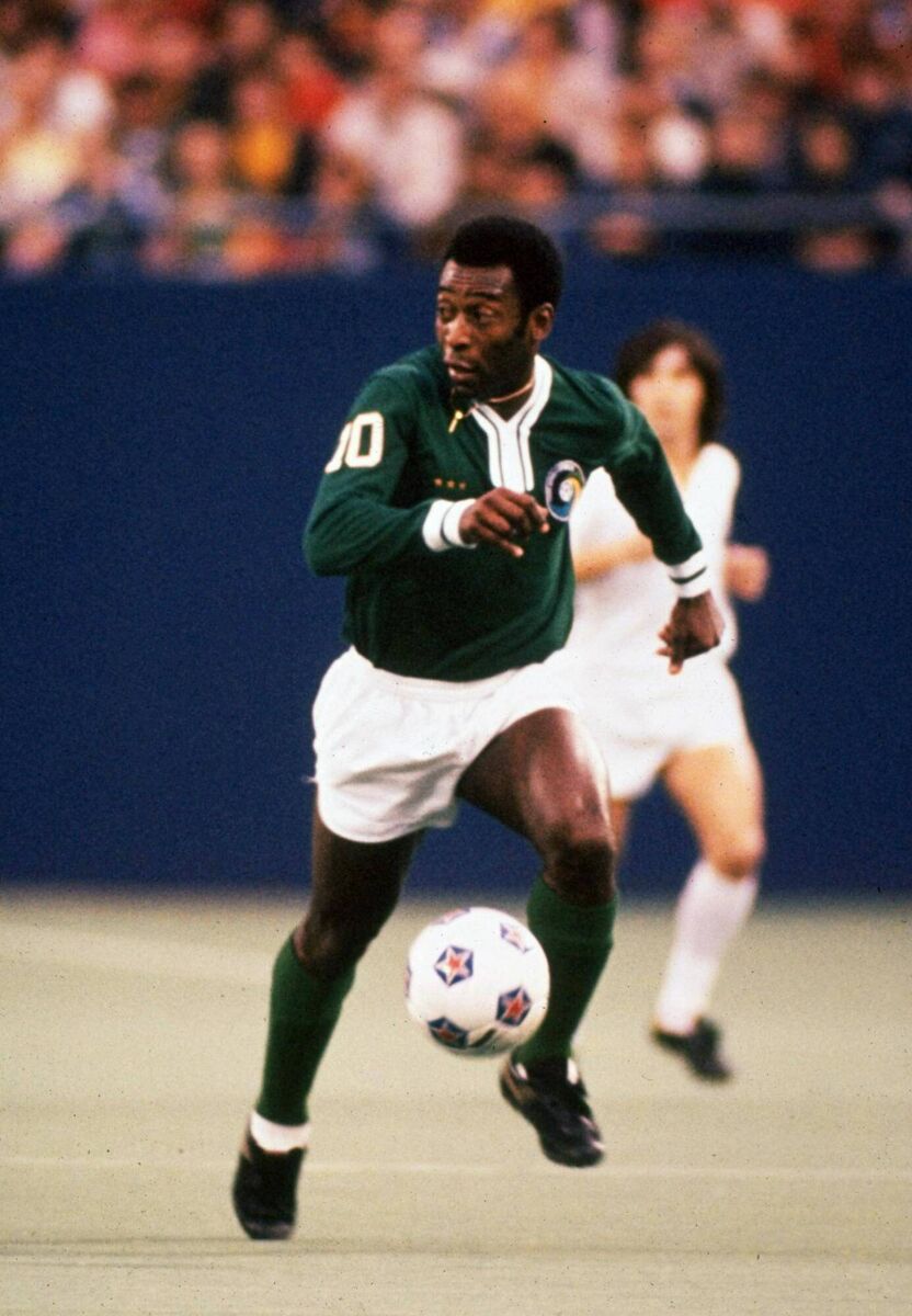 NEW YORK MINUTE: Pele in his Cosmos pomp. Picture: INPHO/Allsport 