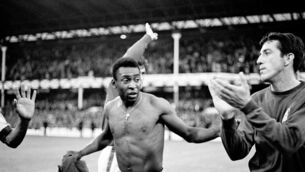 Pele was in England for the World Cup in 1966 (PA)