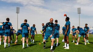 <p>BLUE TOON: Jonjo Shelvey and Newcastle on their winter warm weather camp in Saudi Arabia as they plan for an assault on th4e Premier League top four. </p>