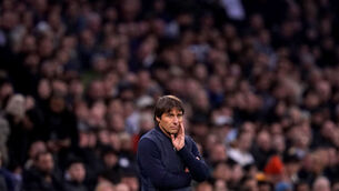 <p>Tottenham Hotspur manager Antonio Conte during the Premier League match against Aston Villa. Picture: John Walton/PA Wire.</p>