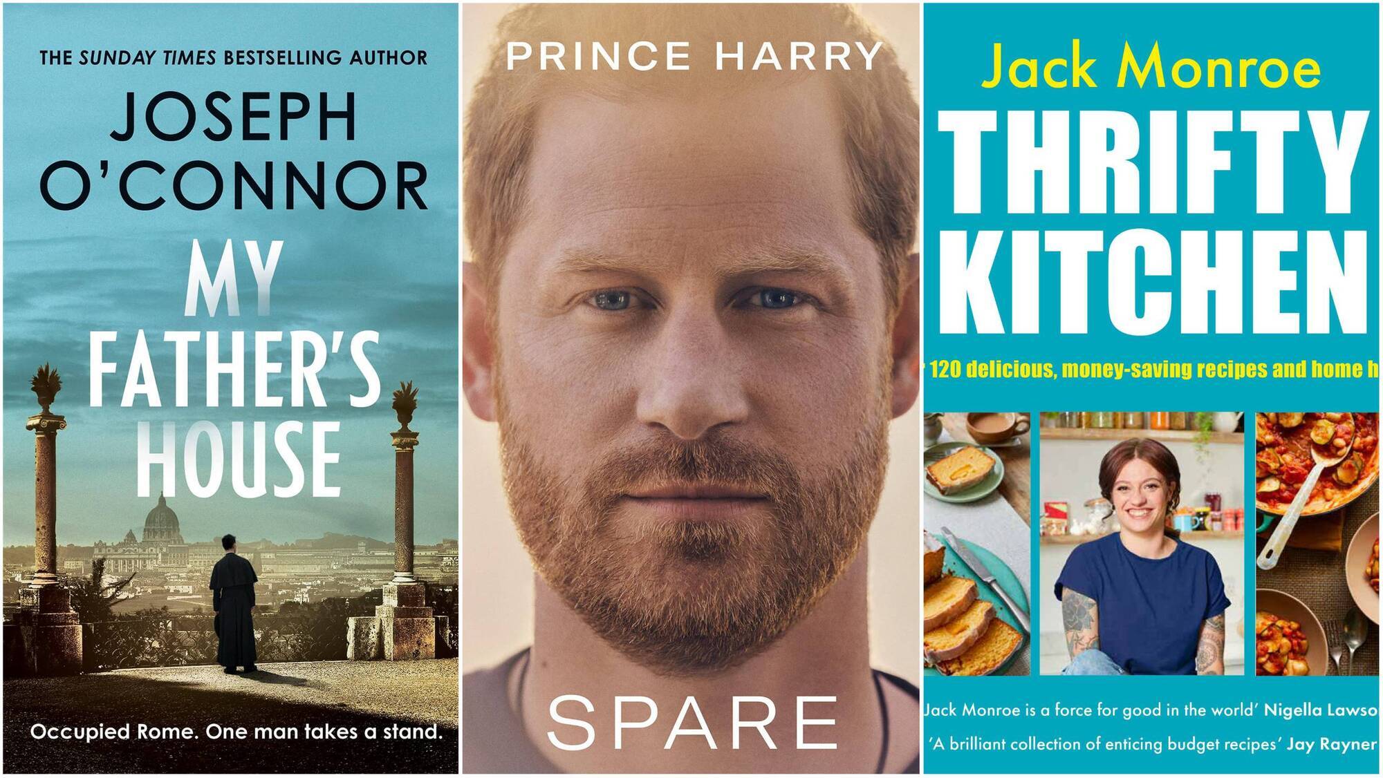 10 books for January: Prince Harry's memoir, Jack Monroe and new Joseph O'Connor