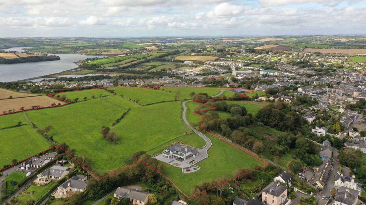 Constantia Farm, a modern house on 27 unzoned acres at Compass Hill Kinsale made c €5.5m in 2022, bought by an Irish businessman as a family home Constantia Farm, a modern house on 27 unzoned acres at Compass Hill Kinsale made c €5.5m in 2022, bought by an Irish businessman as a family home