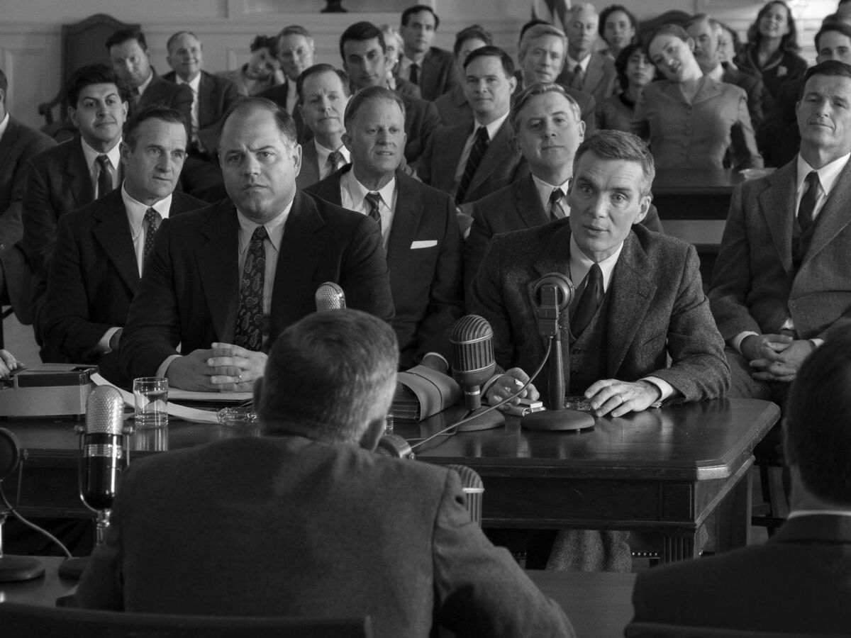 Cillian Murphy in a scene from Oppenheimer. 