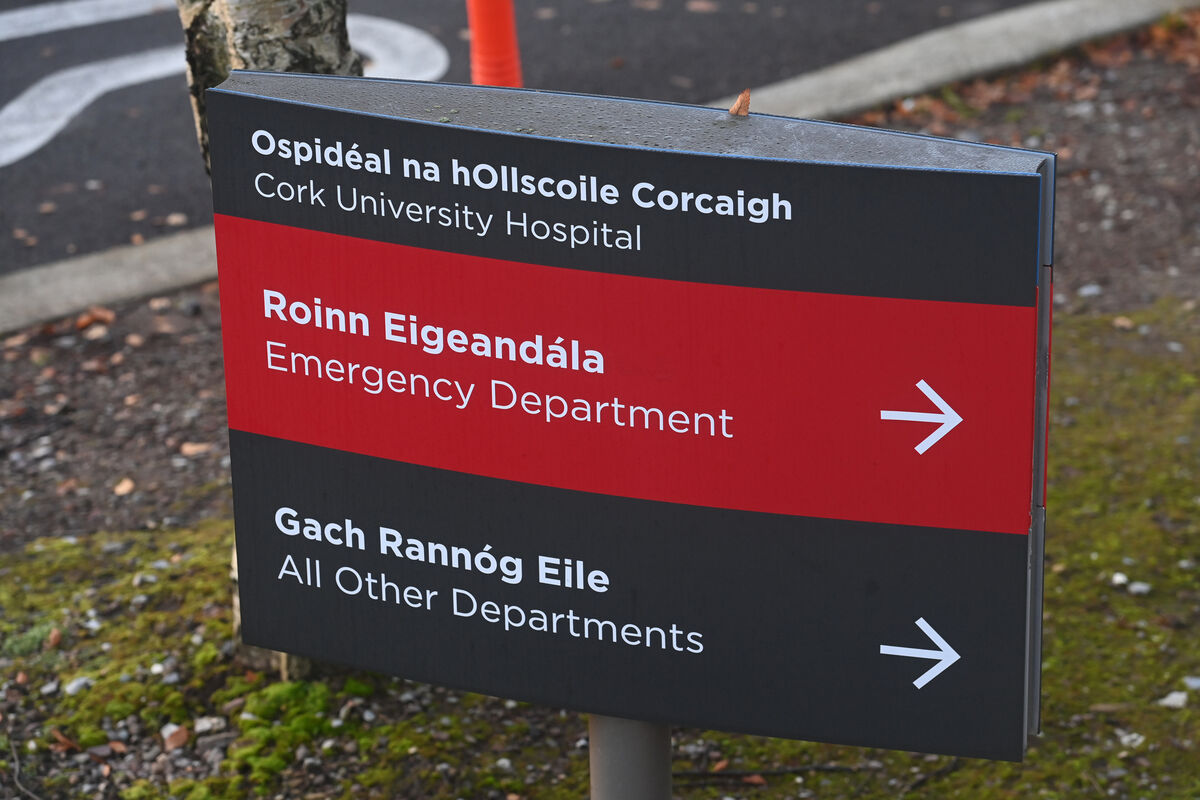  The injured man was rushed to Cork University Hospital by ambulance. Picture: Larry Cummins