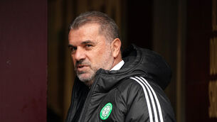 <p>PRAISE: Ange Postecoglou praises Celtic fightback at Ibrox. Pic: Jane Barlow/PA</p>