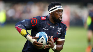 <p>RACING CERTAINTY: Siya Kolisi in full flow for the Cell C Sharks. Picture: INPHO/Steve Haag Sports</p>
