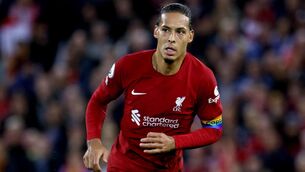 <p>SIDELINED: Virgil van Dijk has suffered a hamstring injury. Pic: Richard Sellers/PA</p>