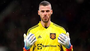 <p>STAYING PUT: David De Gea hopes to stay at Manchester United for the rest of his career as contract talks continue. Pic: Tim Goode/PA</p>