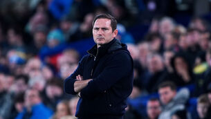 <p>Everton manager Frank Lampard. Pic: Peter Byrne/PA Wire</p>