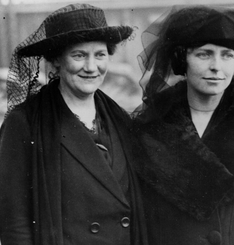  In the 1922 general election, four of the 15 Cork seats were won by anti-Treaty candidates, among them Mary MacSwiney who served as a TD from 1921 to 1927. She is pictured with her sister-in-law, Muriel MacSwiney. Picture: Topical Press/Getty
