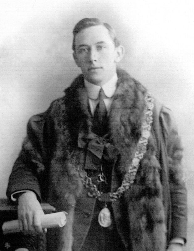 Cork's Lord Mayor Donal Óg O'Callaghan. In 1920, the War of Independence claimed the lives of his two immediate predecessors, Terence MacSwiney (hunger strike in Brixton Prison) and Tomás Mac Curtain (murdered by the RIC). All three were past pupils of the North Monastery school.