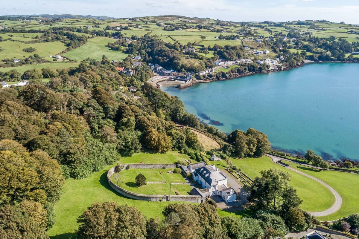 Glandore seen from €3.4m Stone Hall Glandore seen from €3.4m Stone Hall
