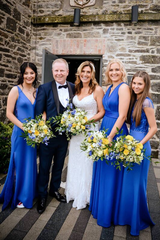 Sheenagh Morley and Barry Keating with their daughters Zoe, Sarah and Amy. Pictures: John Sexton Photography 