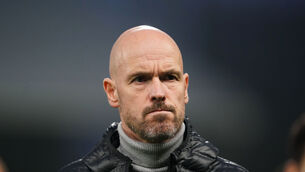 <p>SLOW AND STEADY: Manchester United manager Erik ten Hag, who does not know when Jadon Sancho will return to action with Manchester United. Picture: Zac Goodwin/PA Wire.</p>