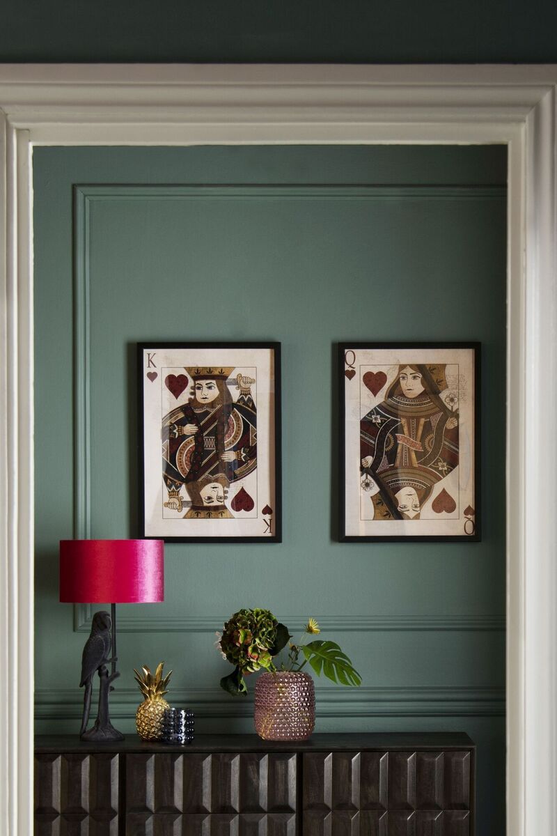  Changing up ornaments and pictures can give a fresh look to a room as we head into the New Year (Queen 3-D art print, €65 at Next.ie).