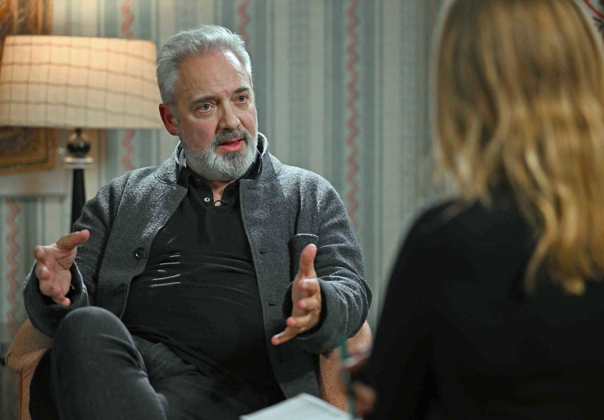 Sam Mendes says Olivia Colman was ‘very embarrassed’ about sex scenes
