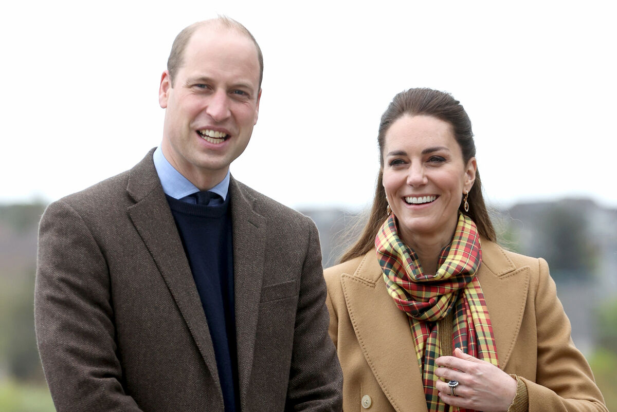 William and Kate arrive for the official opening of The Balfour, Orkney's new hospital in Kirkwall