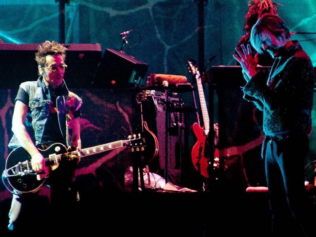 Photographer's Favourite, No 3 - In Concert (2004): “One of my last stage pictures before David’s heart disease [the singer suffered a heart attack in 2004]. In this picture, the expression on his face is terrifying.”  Copyright: Philippe Auliac