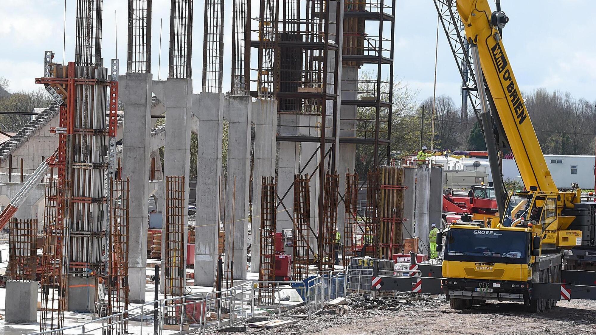 The Cork company was once a leading player in Ireland's crane market, however, it scaled back its Irish fleet in recent years Pic: Larry Cummins.