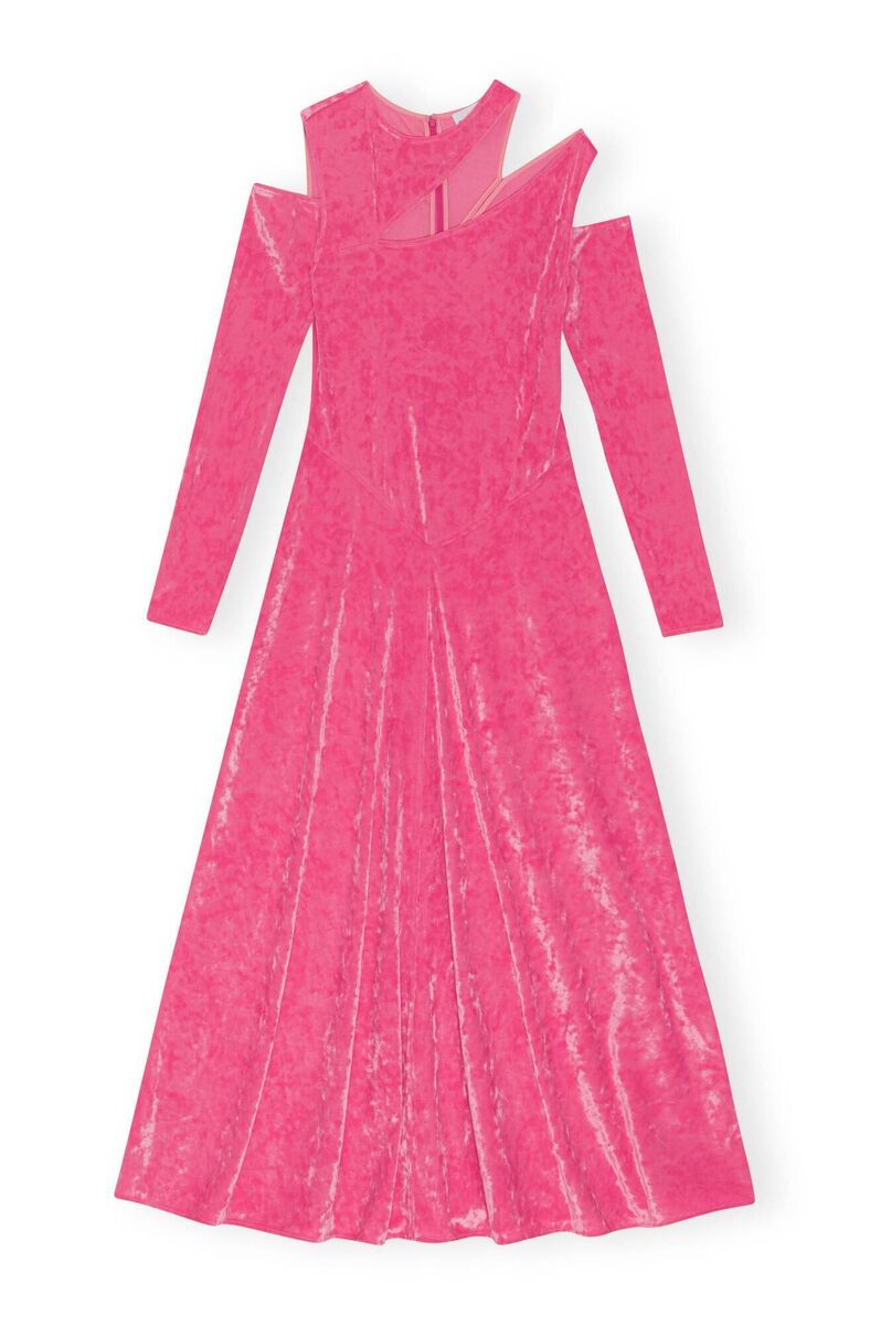 Velvet maxi dress, Ganni, €425