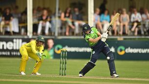 <p>SOUTH AFRICA-BOUND: Rebecca Stokell batting for Ireland against Australia in July 2022. Pic: Oliver McVeigh</p>