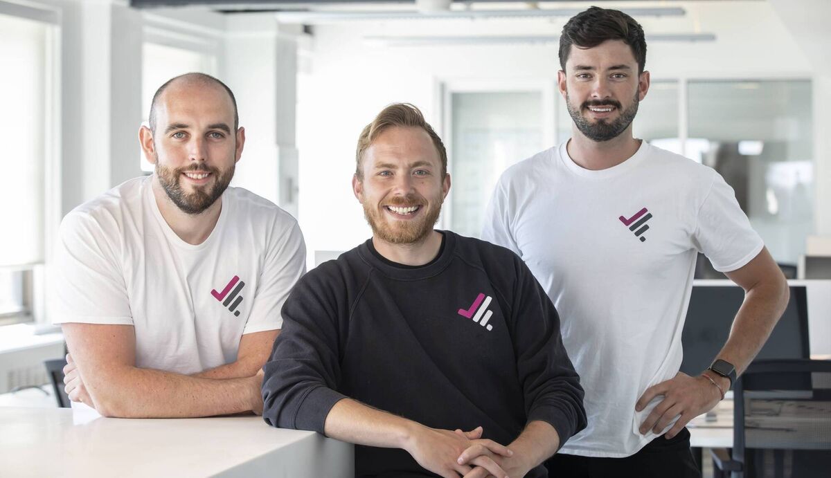 Co-founders of LegitFit Ryan O’Neill, Ian O'Sullivan and Gearóid Collins.