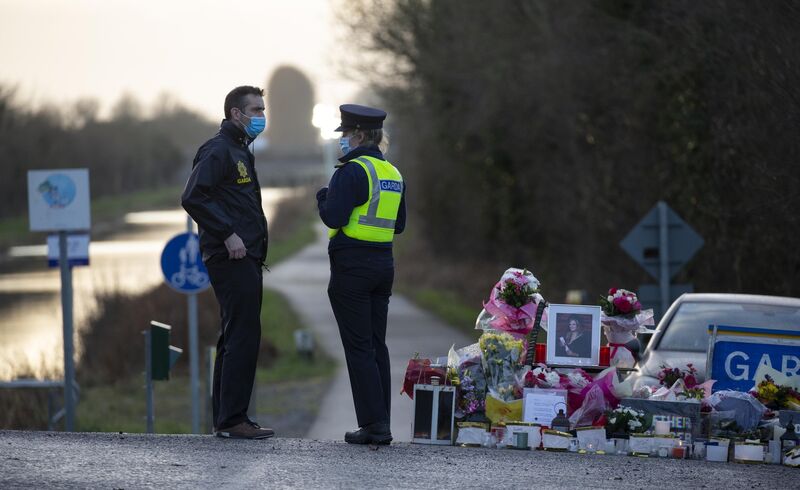 The scene at the Grand Canal in Tullamore where Ashling Murphy was killed last January. Picture: Colin Keegan/Collins The scene at the Grand Canal in Tullamore where Ashling Murphy was killed last January. Picture: Colin Keegan/Collins
