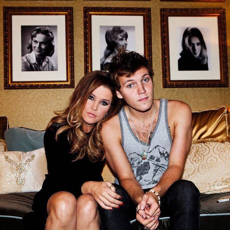 Lisa Marie with her son, Benjamin. Picture: @lisampresley Lisa Marie with her son, Benjamin. Picture: @lisampresley