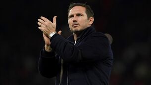 <p>STRUGGLES: Everton manager Frank Lampard. Pic: Martin Rickett/PA</p>